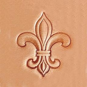 img 1 attached to 🌸 Tandy Leather Craftool® 3D Stamp - Fleur-De-Lis Design 8613-00