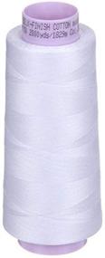 img 1 attached to 🧵 Mettler Silk-Finish Cotton Thread, 2000 yd/1829m, White: A Premium and Durable Thread for All Sewing Projects