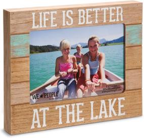 img 3 attached to 🏞️ Pavilion Gift Company 67243 - We People-Life is Better at The Lake Picture Frame - 5"x7" - Buy Now!