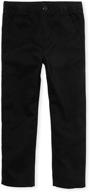 childrens place chino pants black boys' clothing ~ pants logo