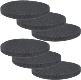 img 4 attached to Carbon Filter Pads Pack of 6 Compatible with Fluval FX4 / FX5 / FX6 Canister Filter, Replacement Carbon Impregnated Foam for Enhanced Filter Performance