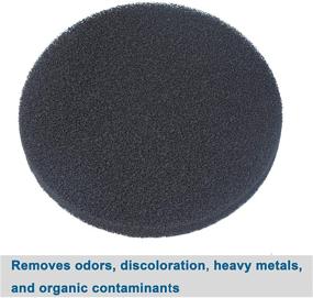 img 1 attached to Carbon Filter Pads Pack of 6 Compatible with Fluval FX4 / FX5 / FX6 Canister Filter, Replacement Carbon Impregnated Foam for Enhanced Filter Performance