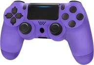 jorrep wireless controller for playstation 4: enhanced gaming experience for ps4/slim/pro console, vibrant purple design logo