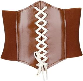 img 4 attached to Samtree Elastic Corset Steampunk Lace Up