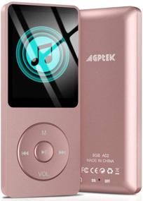 img 4 attached to AGPTEK A02 8GB MP3 Player Portable Audio & Video