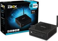 zotac zbox-ci325nano-u series nano fan-less mini pc intel n3160 quad-core cpu silent performance barebone system ssd & ram not included, no os logo