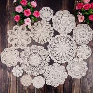 👰 vintage wedding crochet doilies logo