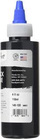 img 1 attached to 🖤 Handy Art 149-100 Black Glue: Versatile 4 oz Adhesive for all Crafting Needs