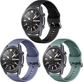 img 4 attached to [3 Pack] SNBLK Compatible With Galaxy Watch 3 45Mm Band/Samsung Galaxy Watch Bands 46Mm/Gear S3 Frontier/Classic Watch Band