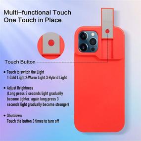 img 1 attached to Yetaida Selfie Light Phone Case For IPhone 12 / IPhone 12 Pro