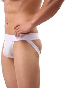 img 1 attached to 🩲 Comfort meets support: Billtop Men's Jockstrap Mesh Pouch Athletic Supporters, perfect for active men