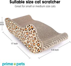 img 3 attached to PrimePets Scratcher Corrugated Reversible Scratching