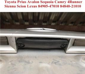 img 1 attached to 🔧 Enhanced Rubber Switch Cover for Trunk Rear Hatch Handle - Compatible with Prius, Avalon, Sequoia, Camry, 4Runner, Sienna, Scion - OEM part numbers: 84905-47010, 84840-21010, 926-098, 84840-47020