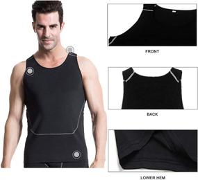 img 1 attached to 👕 LANBAOSI Mens Compression Sleeveless Sports Under Baselayer Tank Tops – Cool Dry Performance