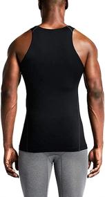 img 2 attached to 👕 LANBAOSI Mens Compression Sleeveless Sports Under Baselayer Tank Tops – Cool Dry Performance