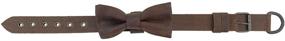 img 1 attached to 🐶 Leather Bow Tie for Dogs by Hide & Drink - Fits 1.25 in. Wide Collar (Collar Not Included) - Fancy and Cute Pet Accessories for Events and Gifts - Handmade with 101 Year Warranty, Bourbon Brown