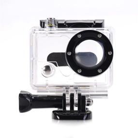 img 4 attached to 📸 Waterproof Housing Case for GoPro HD Hero and HD Hero 2: Nechkitter Replacement Underwater Protective Case