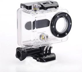 img 3 attached to 📸 Waterproof Housing Case for GoPro HD Hero and HD Hero 2: Nechkitter Replacement Underwater Protective Case