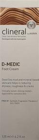 img 3 attached to 👣 AHAVA Clineral D-Medic Foot Cream - 4.2 Fluid Ounces