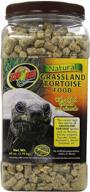 zoo med natural tortoise food: premium 60-ounce blend for healthy grassland tortoises logo
