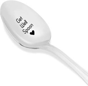 img 3 attached to Novelty Gift Soup Spoon Engraved Cutlery Get Christmas