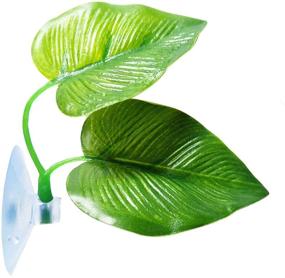 img 3 attached to Cousduobe Betta Fish Leaf Pad: Promote a Healthier Habitat for Bettas with Doule Leaf Design, Simulating Natural Environment