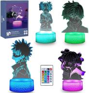 dabi figure 3d anime lamp - 4 patterns, 16 colors | ideal gifts for boys, girls, and kids room decor - my hero academia, birthday, christmas логотип