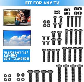 img 2 attached to 📺 TV Mount Screws Kit - Mounting Dream MD5754 | M4, M5, M6, M8 | Spacers & Washers Included | Fits TVs up to 82 Inch | Compatible with Any TV Wall Mount