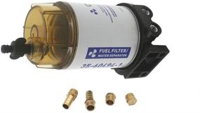 img 4 attached to 🔒 KIPA Fuel Water Separator Filter: 3/8 Inch NPT Port for Mercury Outboard Motor - 10 Micron, Anti-oxidation, Anti-corrosion, Trap Smallest Particles & Water from Diesel