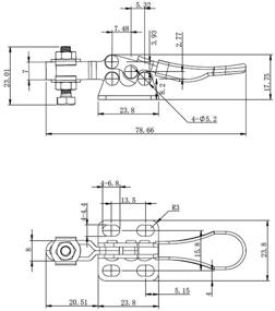 img 1 attached to Горизонтальный быстроразъемный зажим POWERTEC 20321