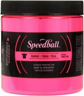 fluorescent hot pink speedball fabric screen printing ink - 8 oz logo