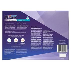 img 1 attached to ⚡️ Crest 3D 1 Hour Express Teeth Whitening Strips Kit: Fast & Effective, 16 Strips - 8 Treatments