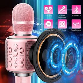 img 2 attached to Microphone Wireless Bluetooth Portable Handheld Accessories & Supplies