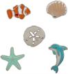 lux accessories silvertone tropical starfish logo