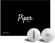 🏌️ piper golf premium golf balls - boost distance, accuracy, and slice elimination | 12-ball pack with custom alignment golf ball marker logo