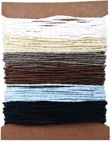 img 1 attached to Tim Holtz Idea-ology Solid Paper String Set - 5 Yards per Color, 6 Vibrant Colors, TH93044