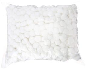 img 1 attached to 🌾 Dynarex Cotton Ball Large Non-sterile, 1000 Count - Soft and Absorbent Cotton Balls for Various Uses