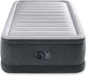 img 4 attached to 🛏️ Intex Dura-Beam Deluxe Comfort Plush Airbed Series with Built-In Pump (2021 Model)
