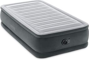 img 3 attached to 🛏️ Intex Dura-Beam Deluxe Comfort Plush Airbed Series with Built-In Pump (2021 Model)