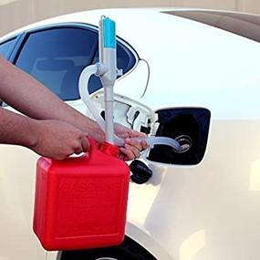 img 4 attached to TERAPUMP TRHA01: Powerful Battery-powered Pump for Gas, 🔋 Oil, Diesel, Water Transfer - Includes 2 AA Batteries