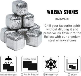 img 2 attached to Whiskey Stones Reusable Stainless Drinks