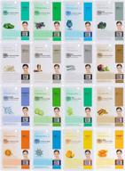 🌟 dermal korea collagen essence full face facial mask sheet combo pack (16 pack): experience luxurious skin nourishment and revitalization logo