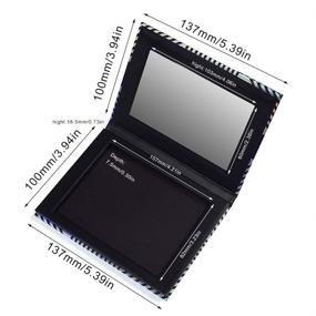 img 3 attached to 🪞 Convenient TUOKING Makeup Magnetic Palette: Mirror & 20Pcs Metal Stickers