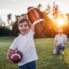 img 1 attached to Mudder Football Paper Lanterns - Sports Ball Hanging Lanterns for Birthday, Baby Shower, Sports Party - 6 Pieces, 12 Inches - Football Hanging Decorations & Supplies