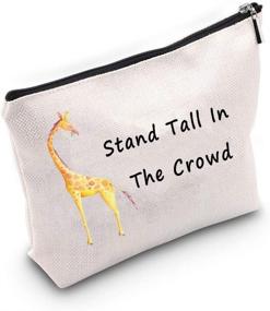 img 4 attached to G2TUP Giraffe Canvas Toiletry Inspirational