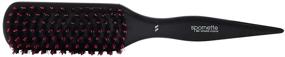 img 2 attached to Spornette Big Wonder Boar & Tourmaline Nylon Bristle Pink Hair Brush