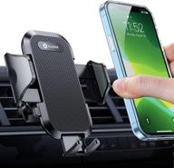 andobil phone holder for car vent: military-grade grips, ultra-stable mount for iphones, samsung, and all cars logo