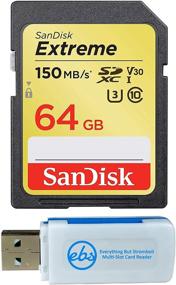 img 4 attached to SanDisk 64GB SDXC SD Extreme Memory Card Bundle for Canon PowerShot G7 X Mark III, G5 X Mark II DSLR Camera with Everything But Stromboli Card Reader