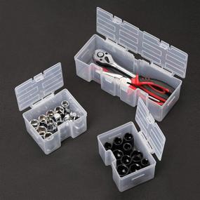 img 2 attached to CASOMAN Tool Organizer: Organize Hardware & Parts Efficiently with Removable Plastic Box, Its Versatility and Durability makes it a Must-have!