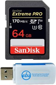 img 4 attached to SanDisk Extreme SDSDXXG 064G GN4IN - Все аксессуары и периферийные устройства для компьютеров Everything Stromboli для карт памяти